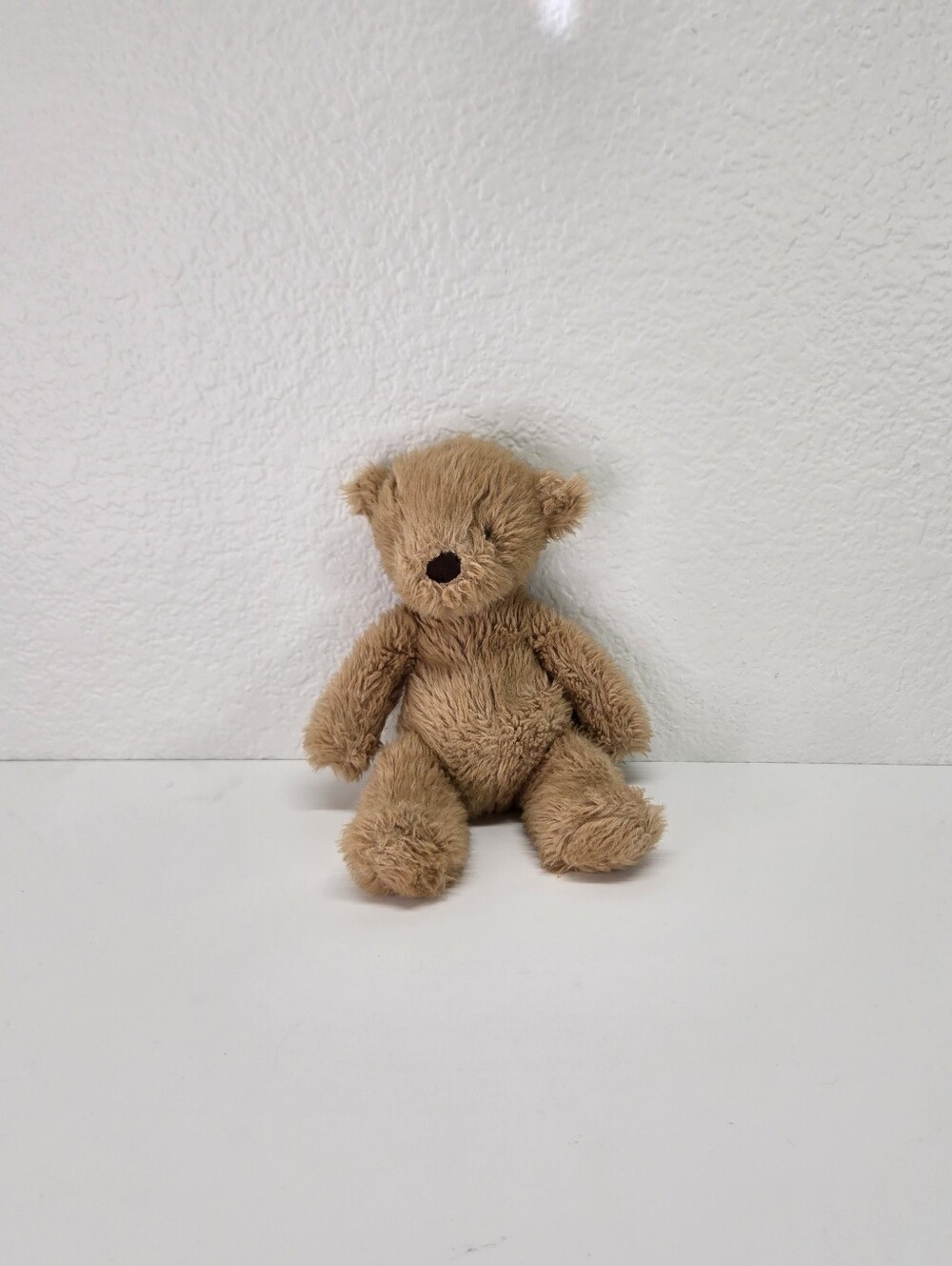 Jellycat Benjamin Teddy Bear Tan Beige Plush Stuffed Animal Small Shaggy